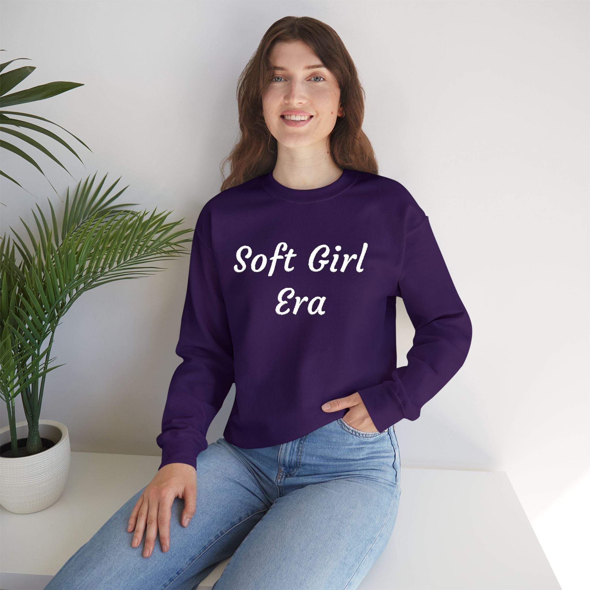Soft Girl Era Sweatshirt – Cozy Crewneck Pullover