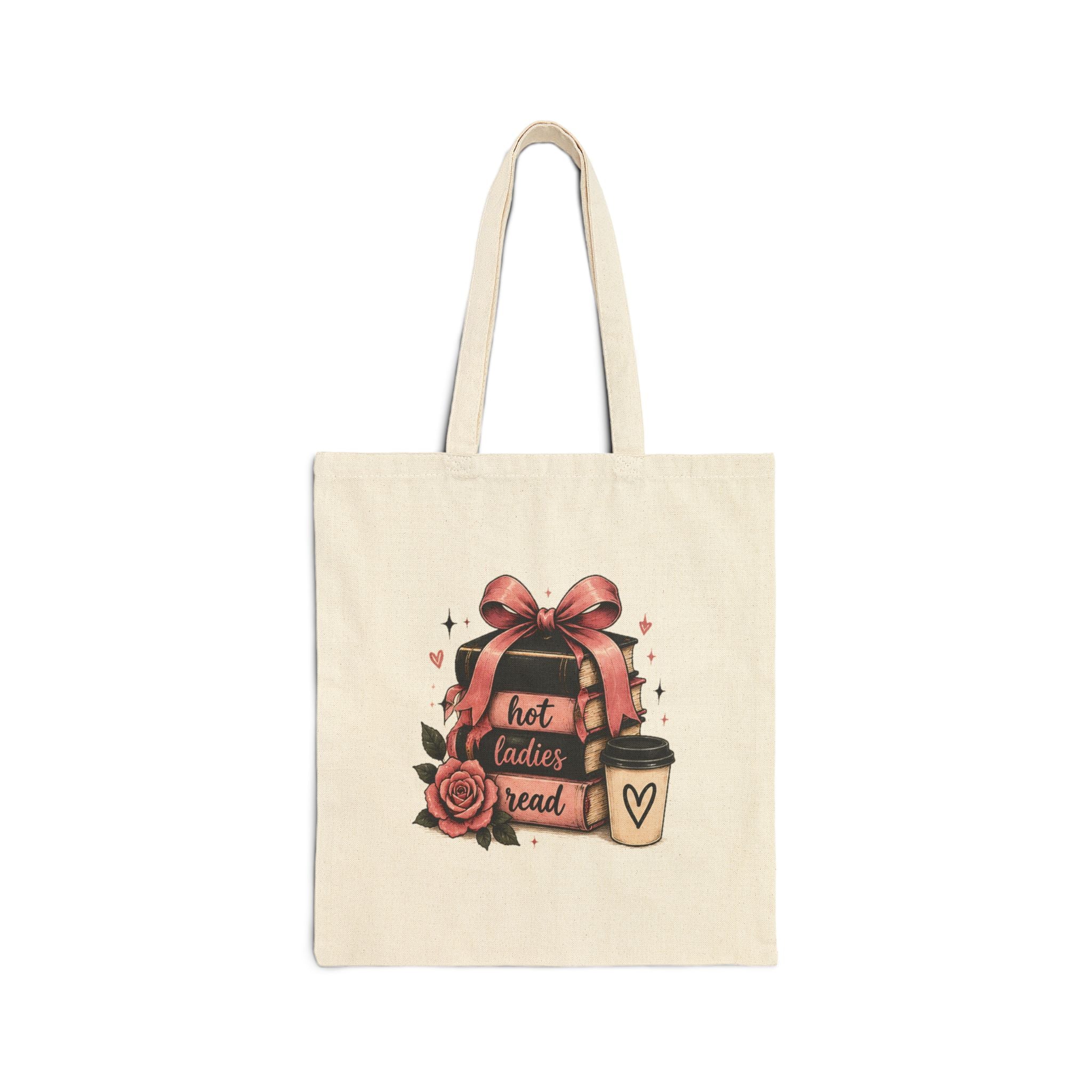 Hot Ladies Read Cotton Canvas Tote Bag