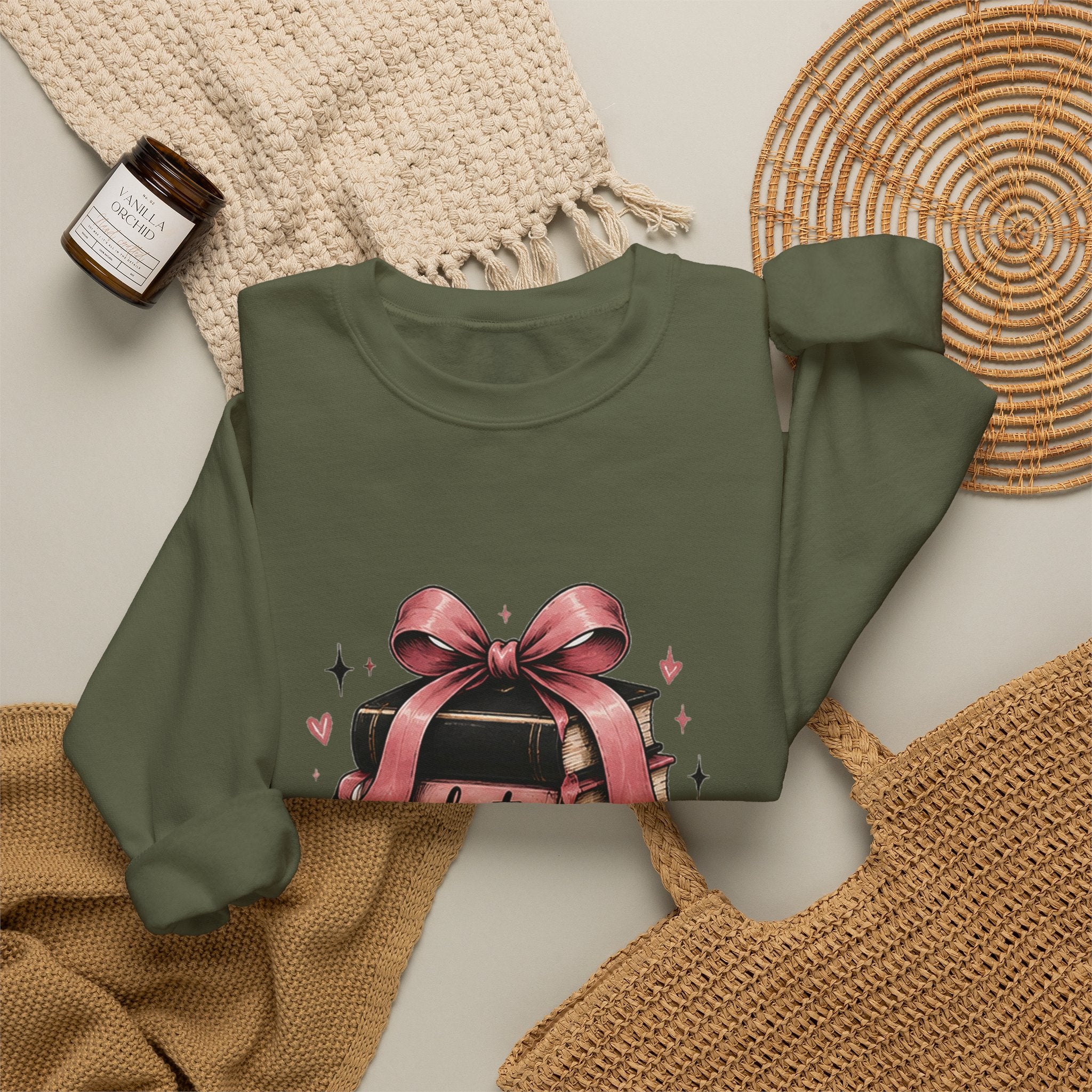 Hot Ladies Read sweatshirt | Book Lover Backpack Coffee Illustration