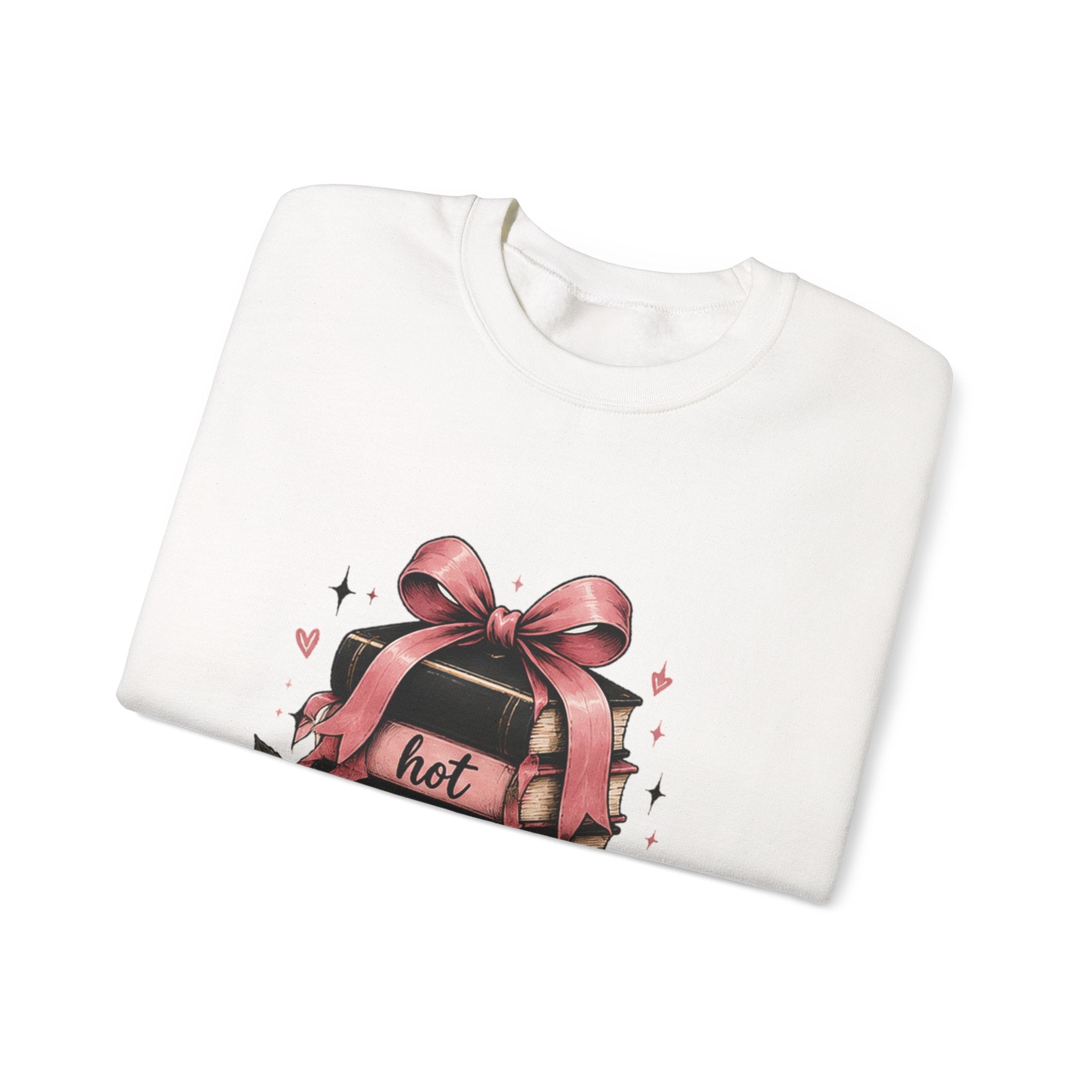 Hot Ladies Read sweatshirt | Book Lover Backpack Coffee Illustration