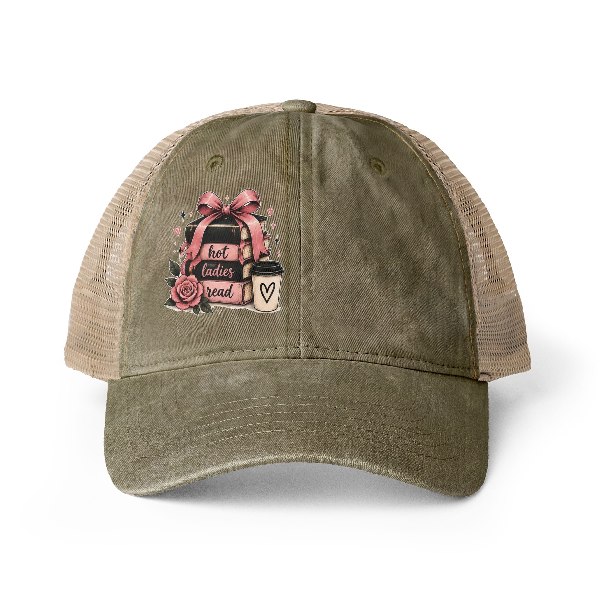 Women's Washed Mesh-Back Cap