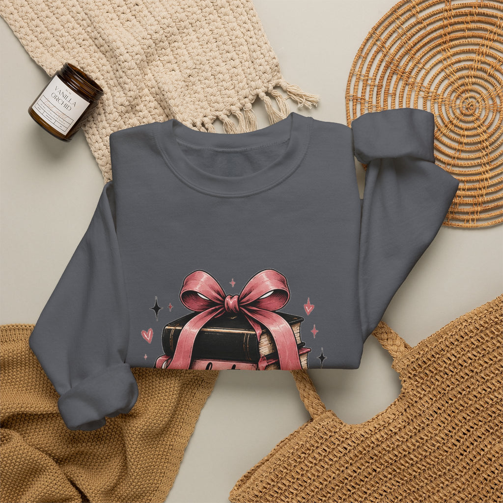 Hot Ladies Read sweatshirt | Book Lover Backpack Coffee Illustration