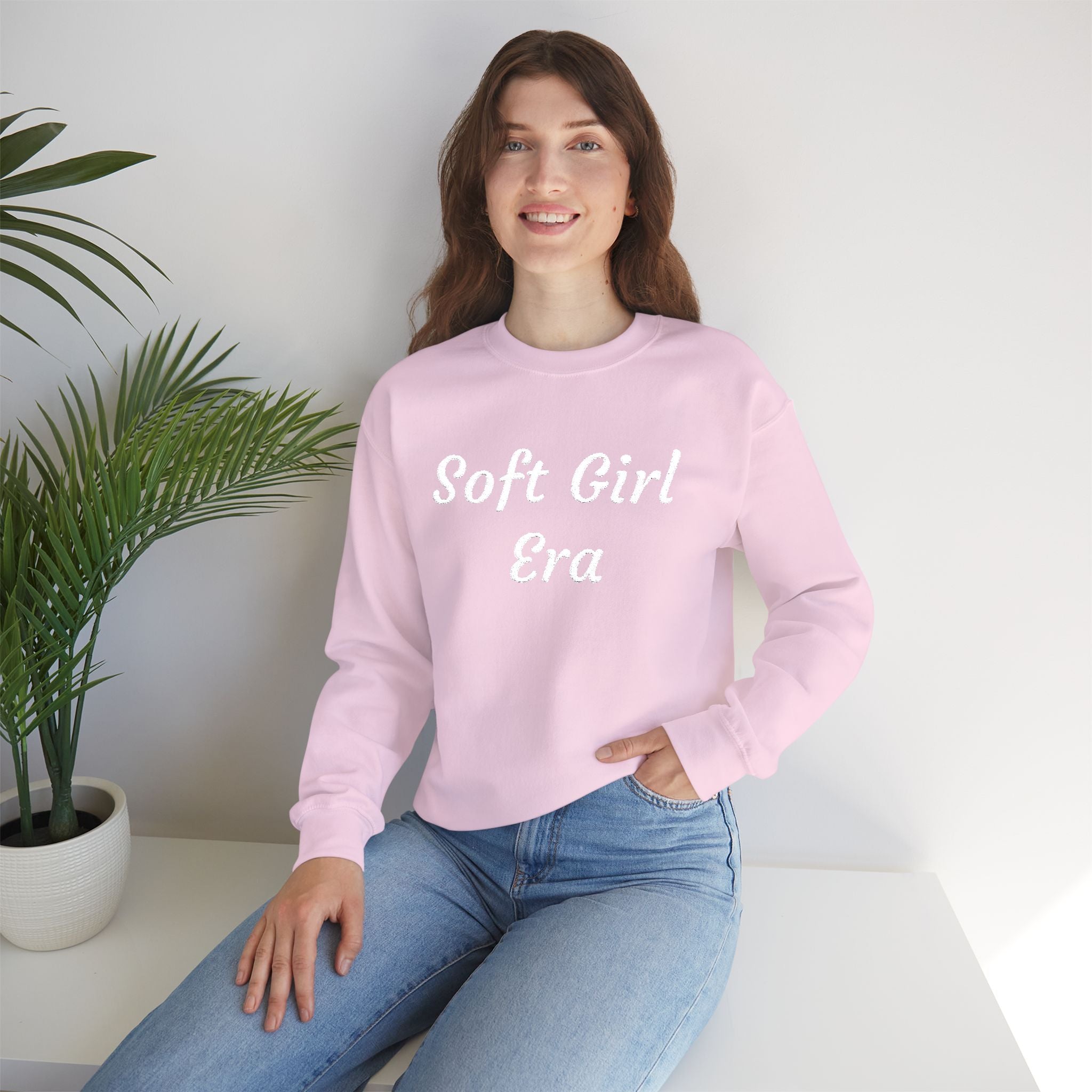 Soft Girl Era Sweatshirt – Cozy Crewneck Pullover