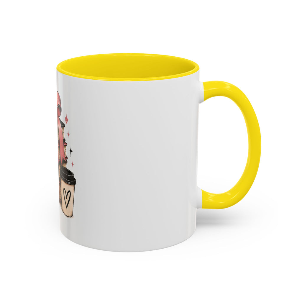 Hot Ladies Read stack of books coffee mug | Bookish coffee mug