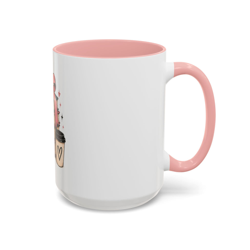 Hot Ladies Read stack of books coffee mug | Bookish coffee mug