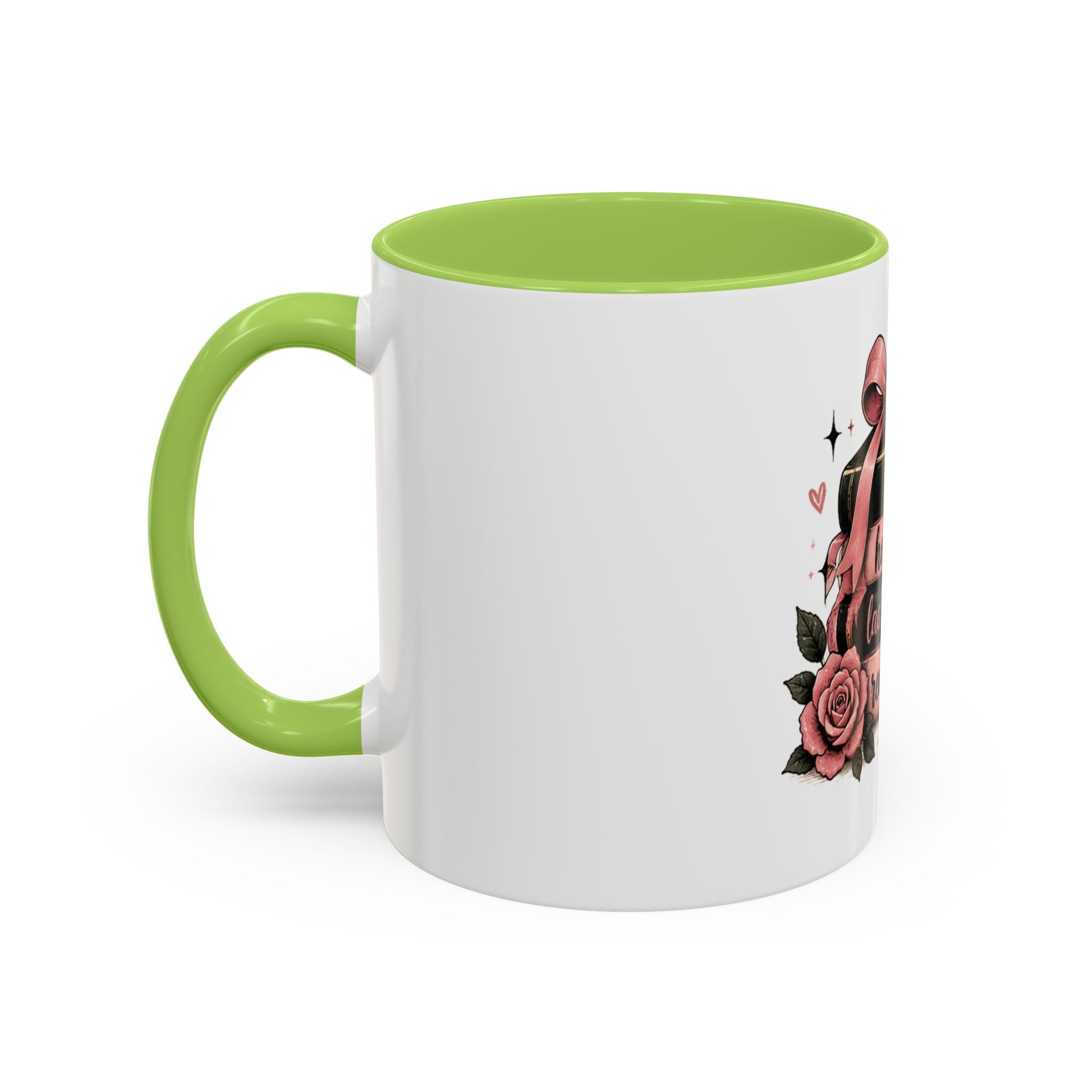 Hot Ladies Read stack of books coffee mug | Bookish coffee mug