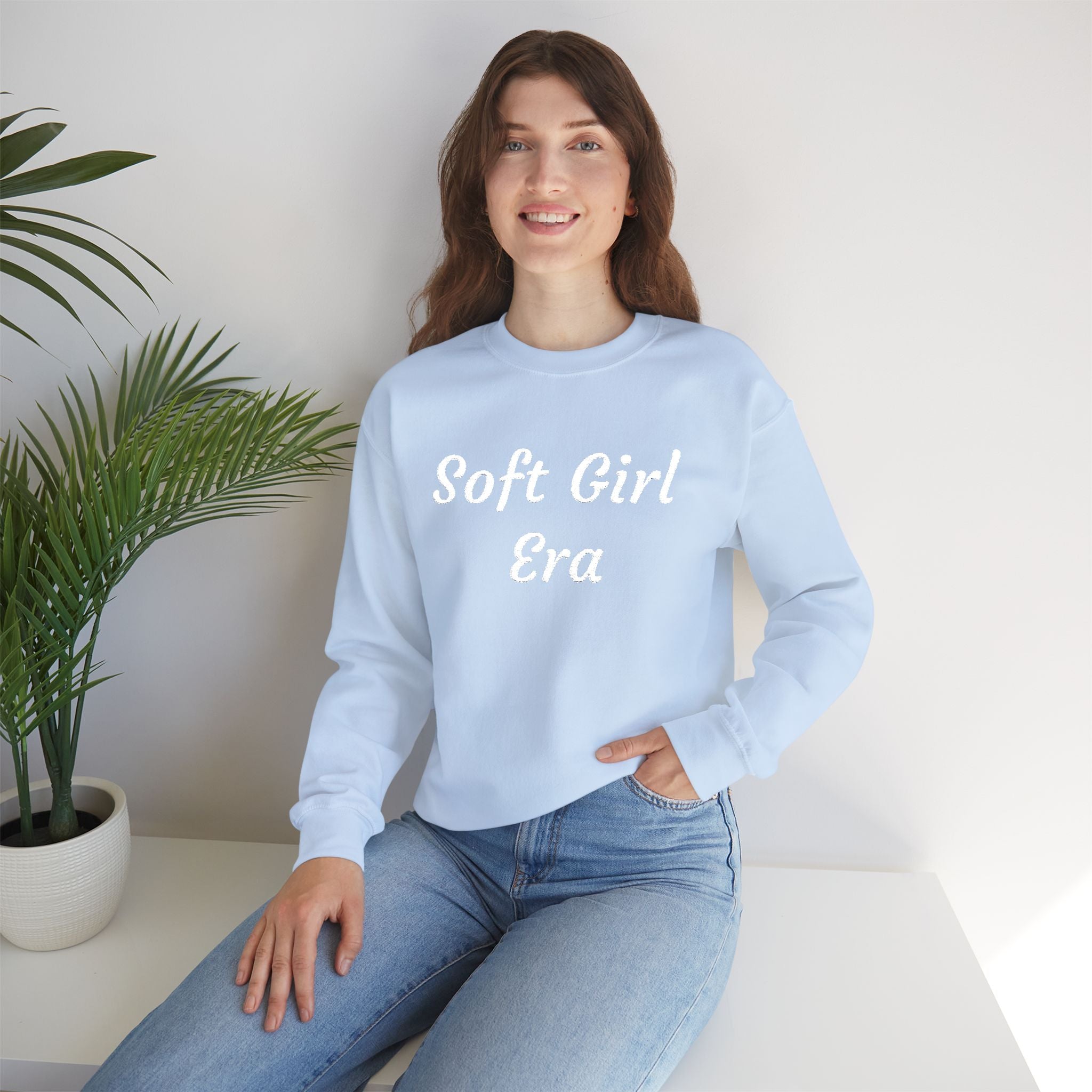 Soft Girl Era Sweatshirt – Cozy Crewneck Pullover