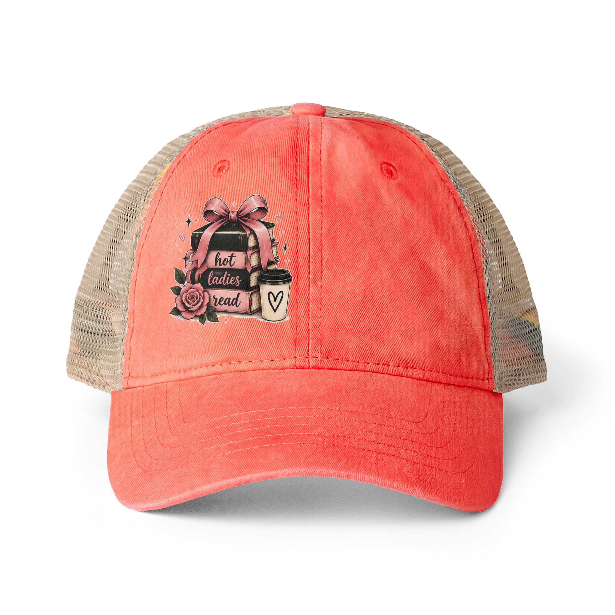 Women's Washed Mesh-Back Cap