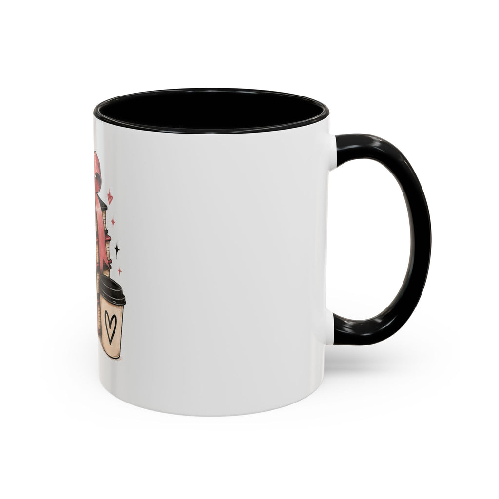 Hot Ladies Read stack of books coffee mug | Bookish coffee mug