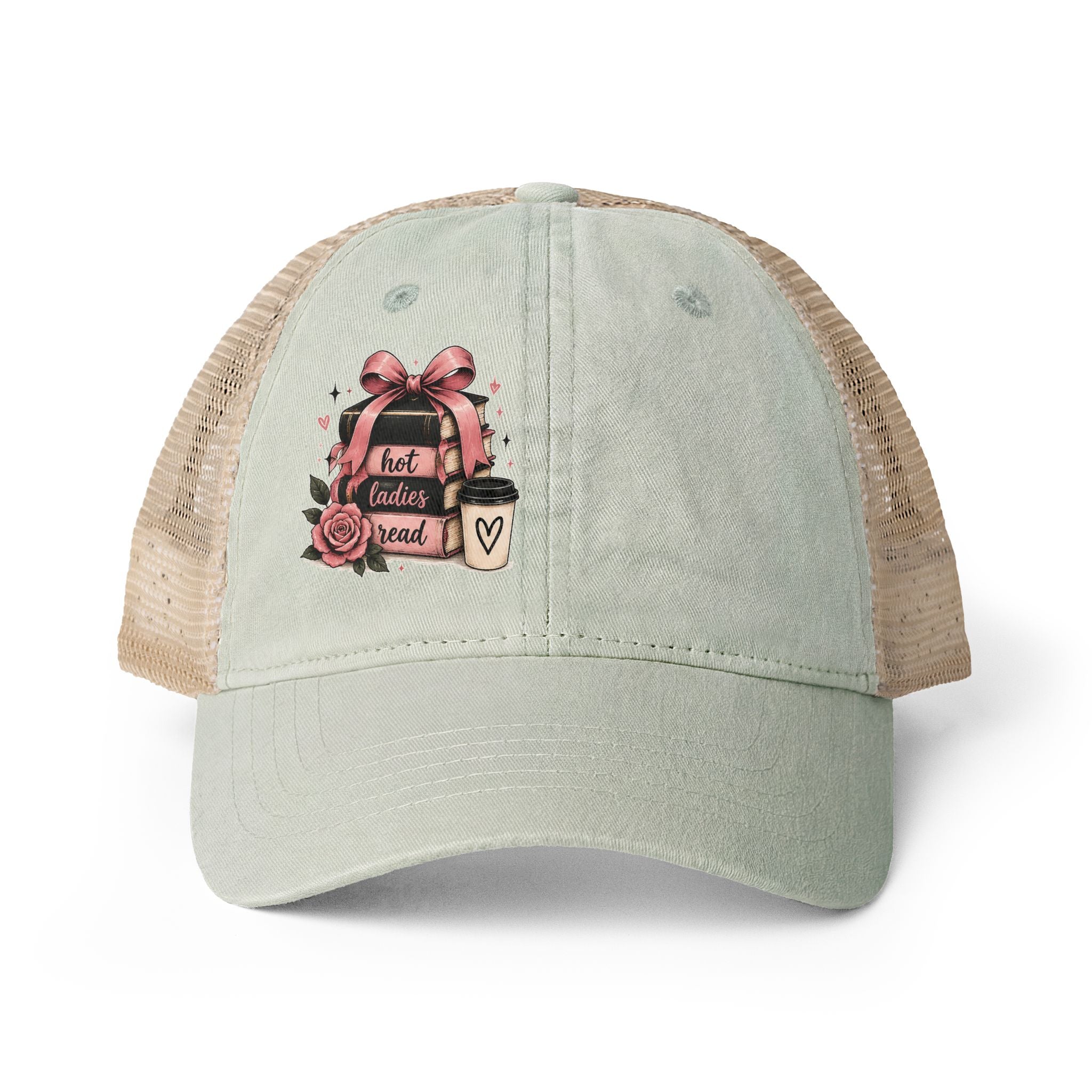 Women's Washed Mesh-Back Cap