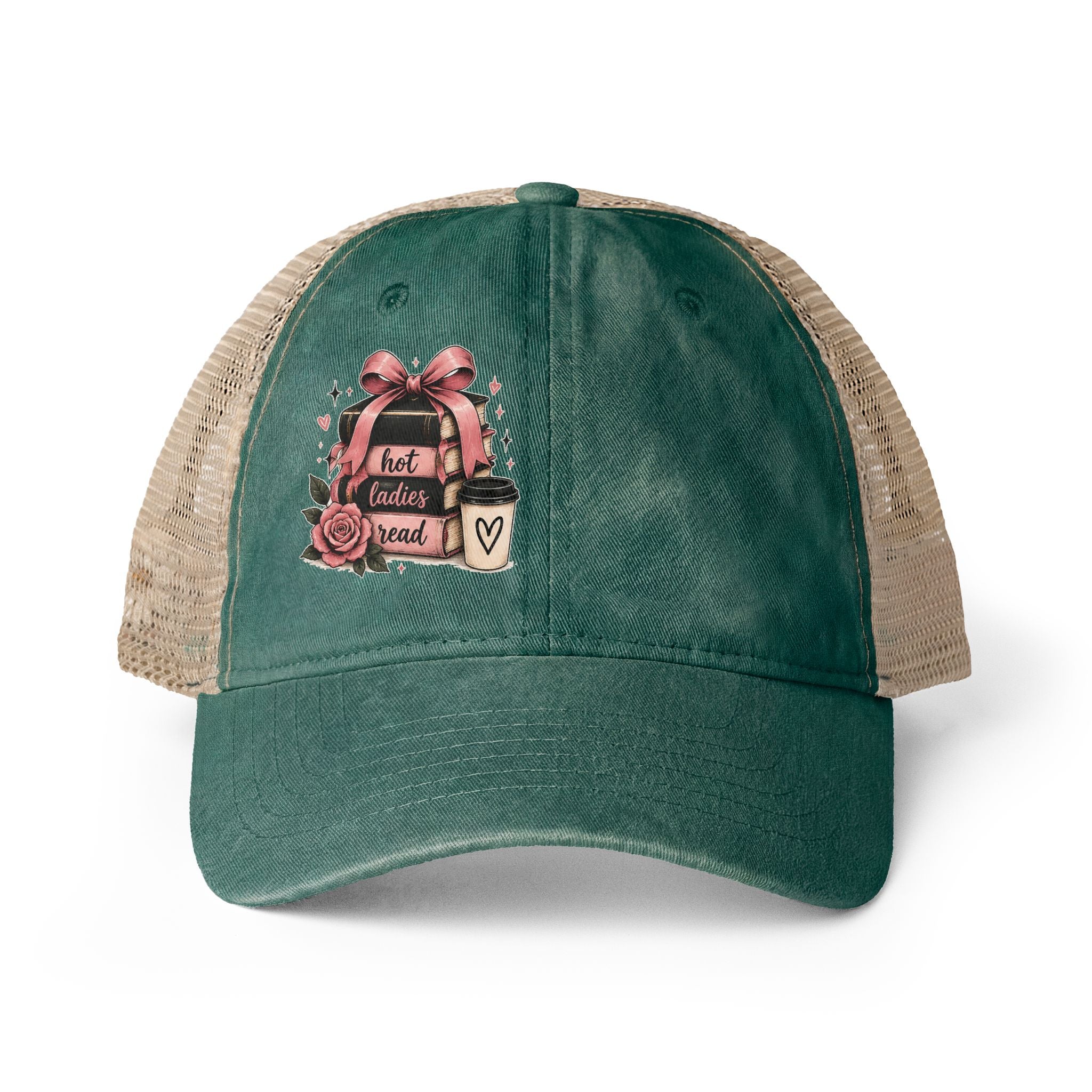 Women's Washed Mesh-Back Cap