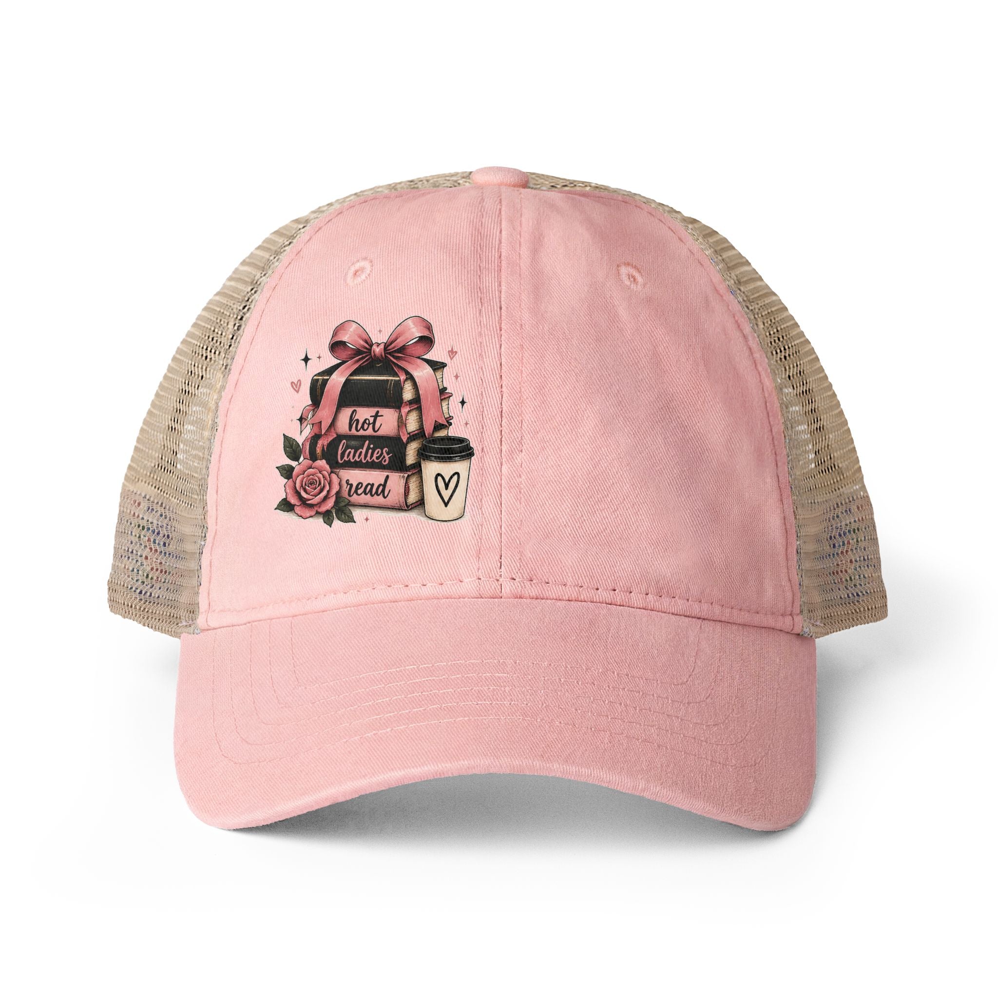 Women's Washed Mesh-Back Cap