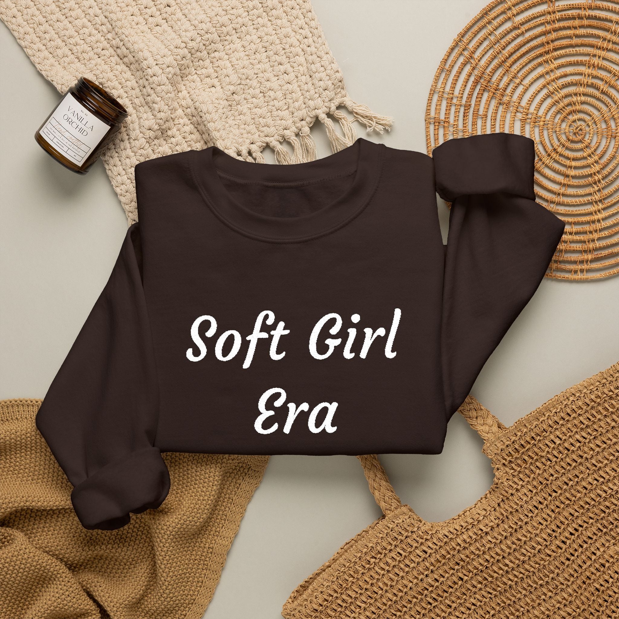 Soft Girl Era Sweatshirt – Cozy Crewneck Pullover