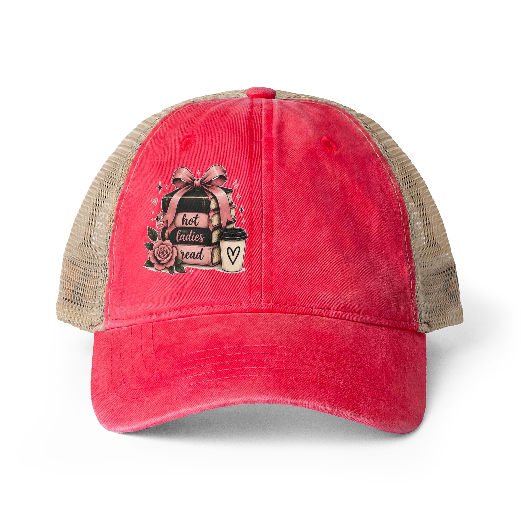 Women's Washed Mesh-Back Cap