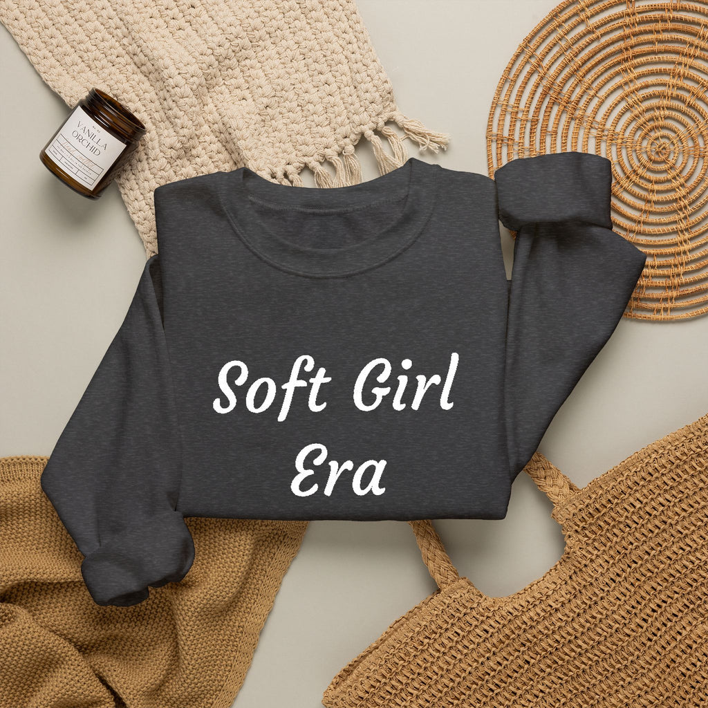 Soft Girl Era Sweatshirt – Cozy Crewneck Pullover